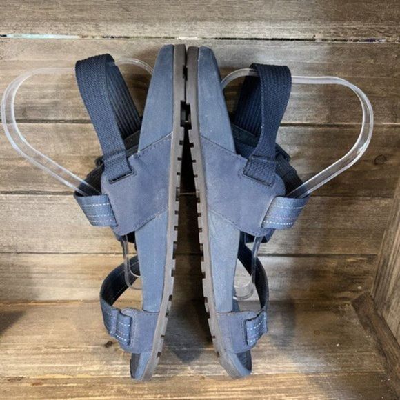 Mens Chaco Chillos‎ Navy Blue Comfort Slides Sandals Size 10 M GUC